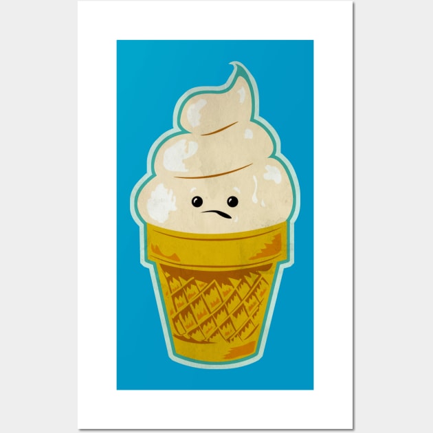 Ice Cream Cone Wall Art by zerostreet